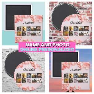 Imán El guión de Collage de fotos de la madre mejor mam