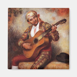 Imán El Guitarista Español (por Pierre-August Renoir)