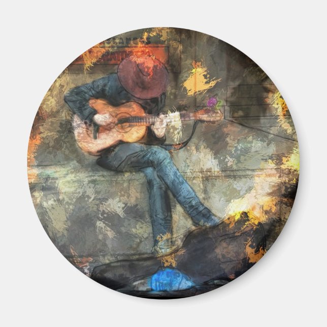 Imán El guitarrista (Frente)