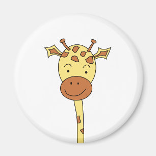 Imán El hacer frente de la jirafa remite. Historieta