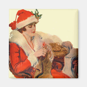 Imán El hacer punto para el navidad