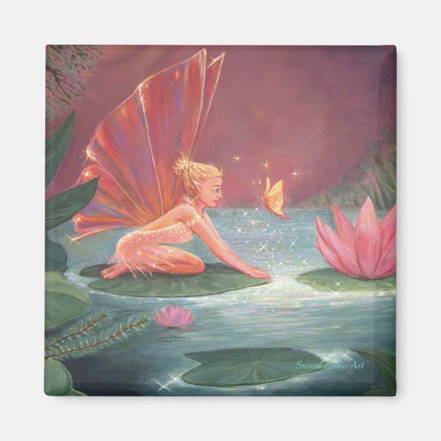 Imán El hada de Lotus Pond (Frente)