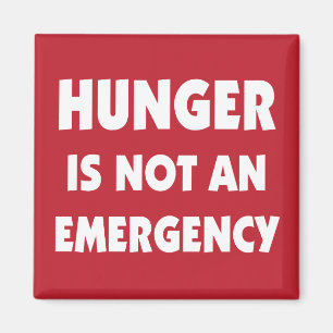 Imán El hambre no es una dieta sana de la emergencia