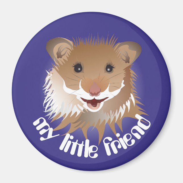 Imán el hámster mi pequeño amigo Magnet (Frente)