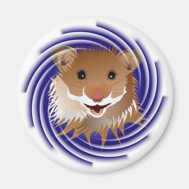 Imán el hámster mi pequeño amigo Magnet (Frente)