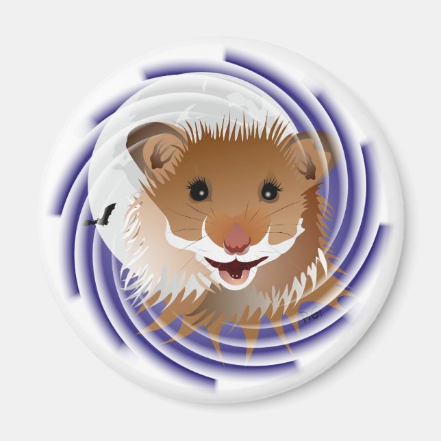 Imán el hámster mi pequeño amigo Magnet (Frente)