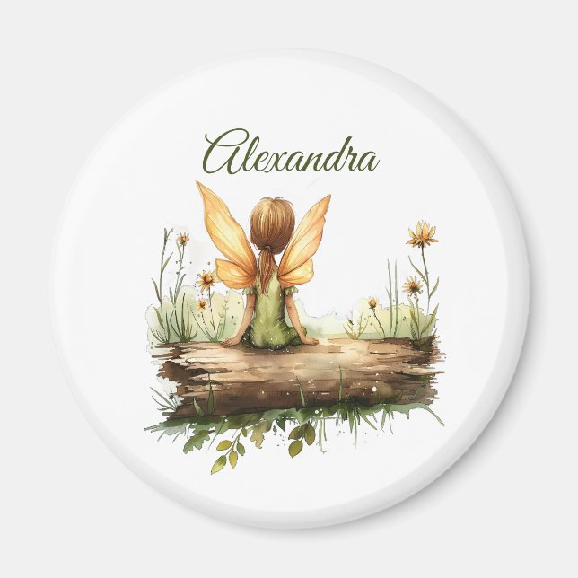 Imán El hato solitario sentado en un tronco (Frente)