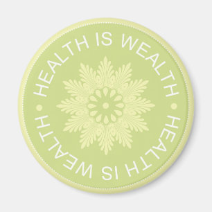Imán El ~Health de tres citas de la palabra es Wealth~