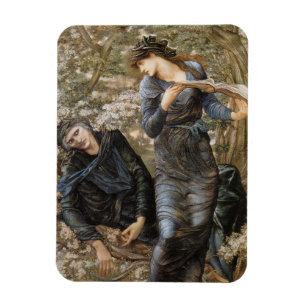Imán El hechizo de Vivien sobre Merlín (Edward Burne-Jo