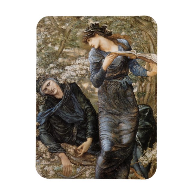 Imán El hechizo de Vivien sobre Merlín (Edward Burne-Jo (Vertical)