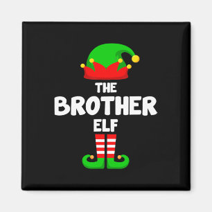 Imán El hermano Elf Navidades graciosos que coinciden c