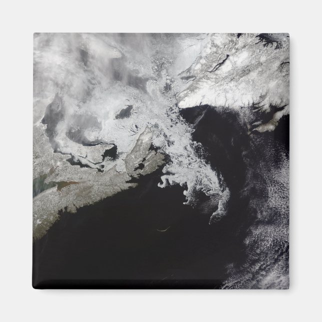 Imán El hielo marino llena el Golfo de San Lorenzo (Frente)