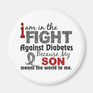Imán El hijo significa el mundo a mí diabetes