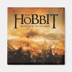 Imán El Hobbit: La BATALLA del logotipo de CINCO