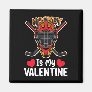 Imán El hockey es mi deporte de hielo del día de San Va