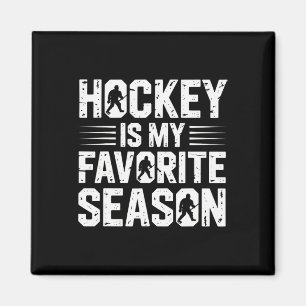 Imán El hockey es mi estación favorita para entusiastas