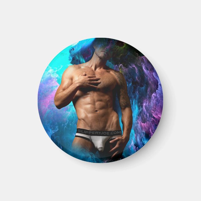 Imán El hombre artístico de SlipperyJoe es el gran gay  (Frente)