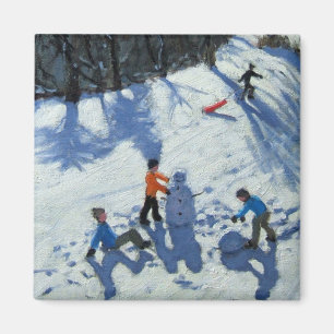 Imán El hombre de nieve 2