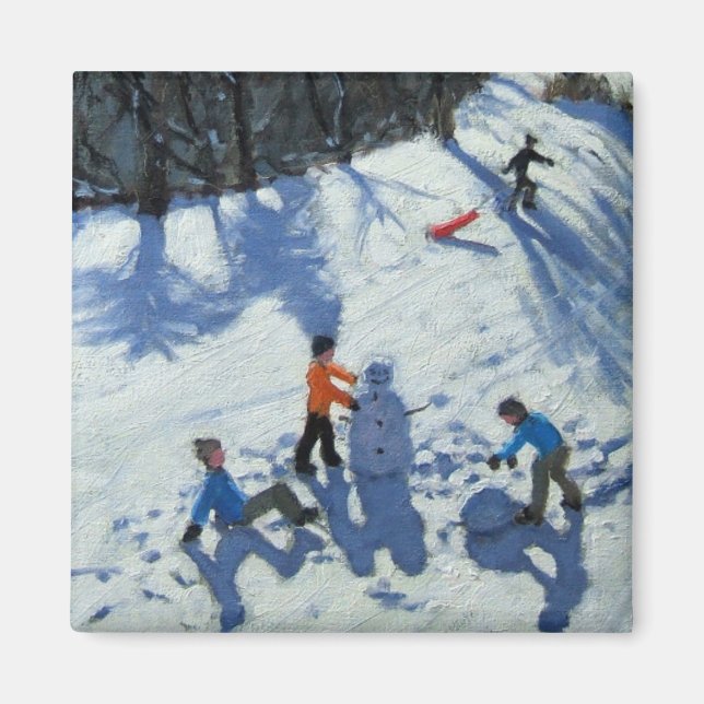 Imán El hombre de nieve 2 (Frente)