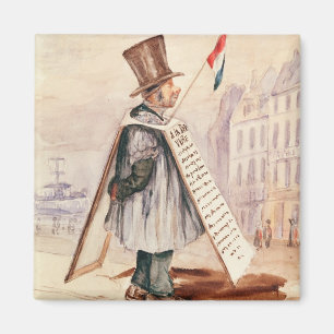 Imán El hombre del tablero de bocadillo, Boulevard du