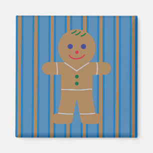 Imán El hombre divertido y divertido del pan de jengibr