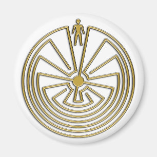 Imán El hombre en el laberinto - oro