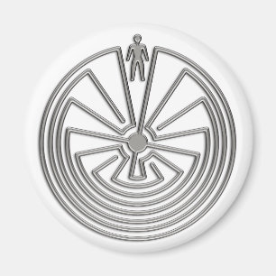 Imán El hombre en el laberinto - plata