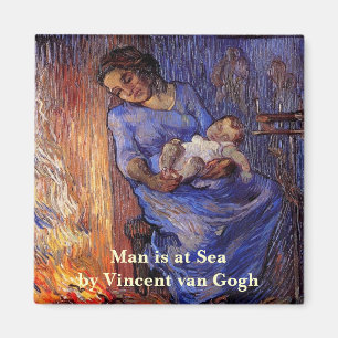 Imán El hombre está en el mar de Vincent van Gogh