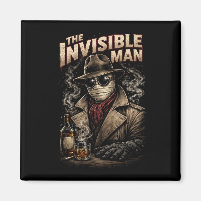 Imán El hombre invisible (Frente)