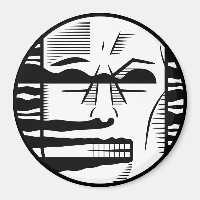 Imán El hombre oscuro (Frente)