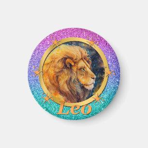 Imán El Horóscopo Zodiac León De Oro Un Inspirador Moti