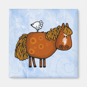 Imán el horsing alrededor