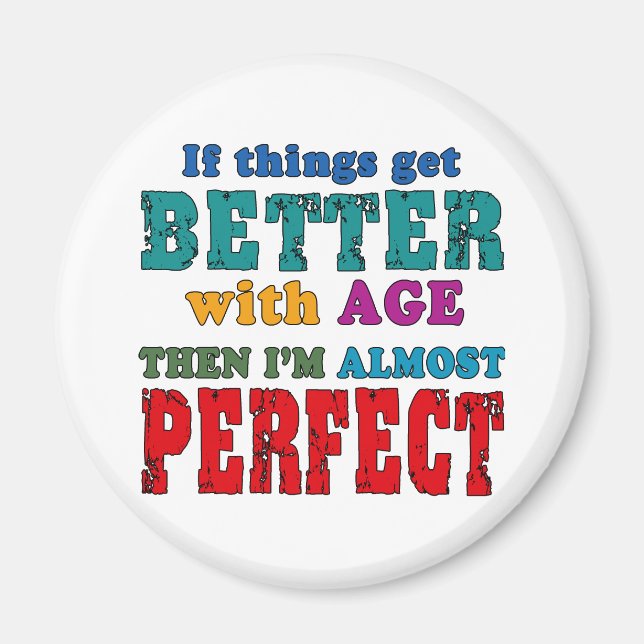 Imán El humor de los cumpleaños en las colinas (Frente)