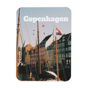 Imán El icónico Nyhavn, Copenhague, Dinamarca