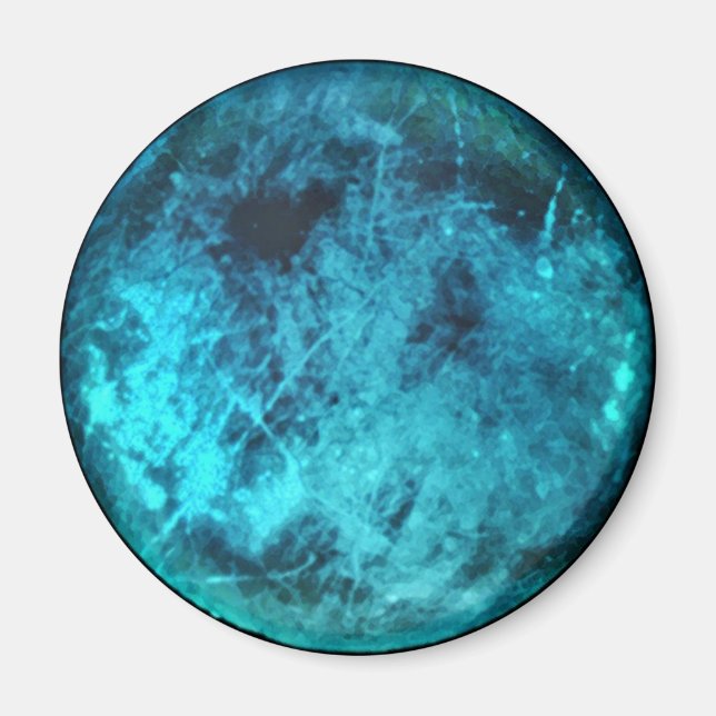 Imán El Ilustracion de superficie radiactiva salada de  (Frente)