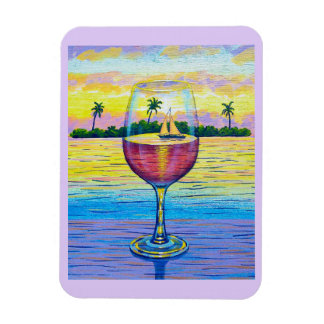 Imán El imán, un vaso de vino, un mundo lejano