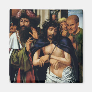 Imán El imitar de Cristo (aceite en el panel) (véase