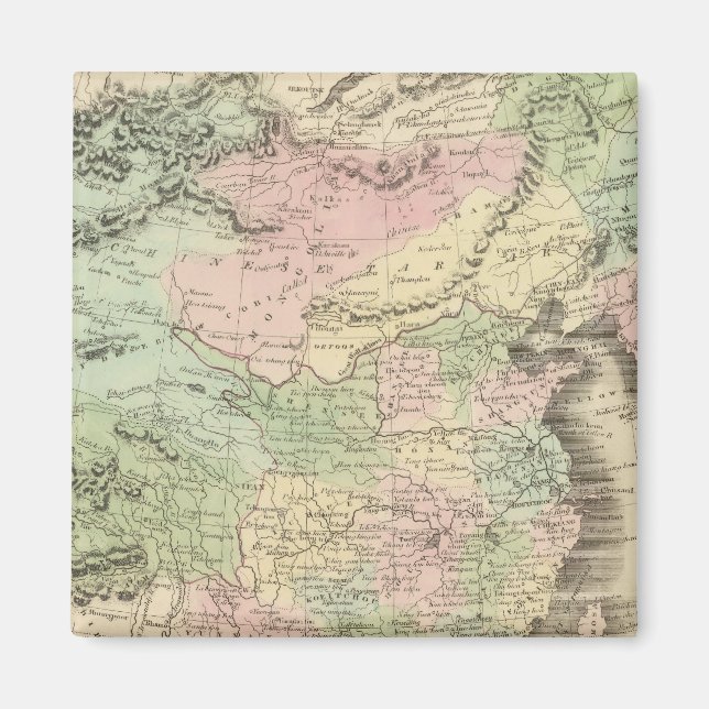 Imán El Imperio Chino y Japón (Frente)