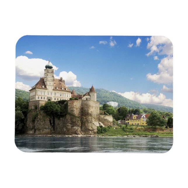 Imán El impresionante castillo de Schonbuhel se encuent (Horizontal)