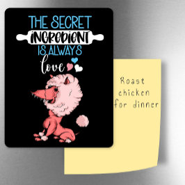 Imán El ingrediente secreto es el amor del refrigerador