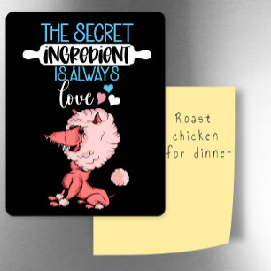 Imán El ingrediente secreto es el amor del refrigerador