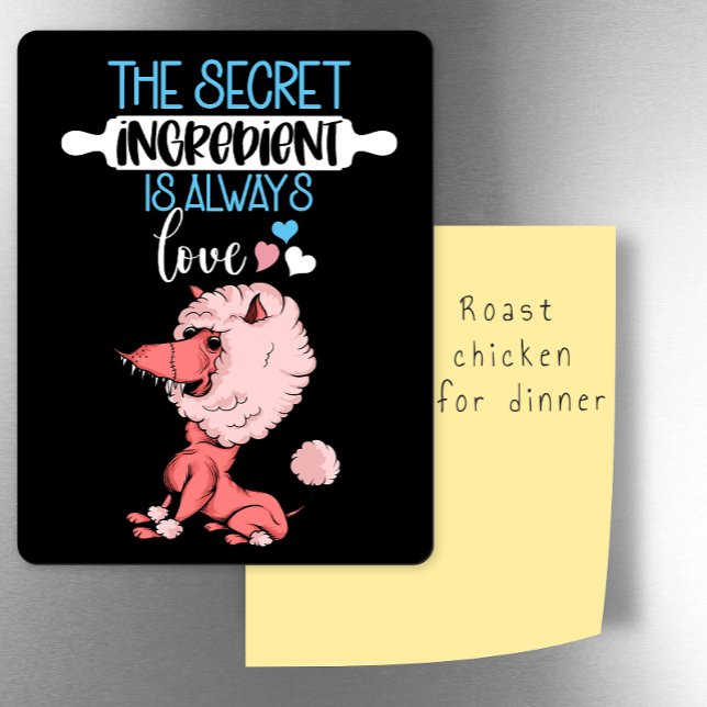 Imán El ingrediente secreto es el amor del refrigerador (Subido por el creador)