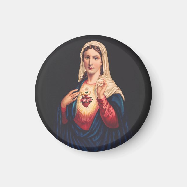 Imán El Inmaculado Corazón de María (Frente)