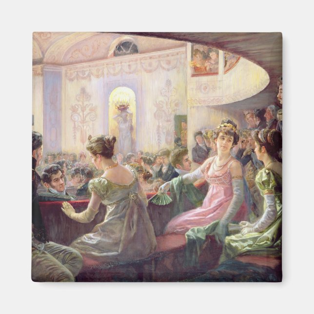 Imán El intervalo en el teatro (Frente)