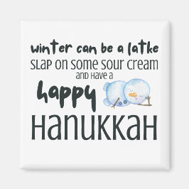 Imán El Invierno Puede Ser Un Latke