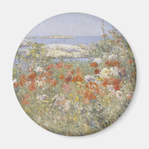 Imán El jardín de Celia Thaxter de Childe Hassam