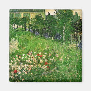 Imán El jardín de Daubigny, Vincent Van Gogh. hermoso