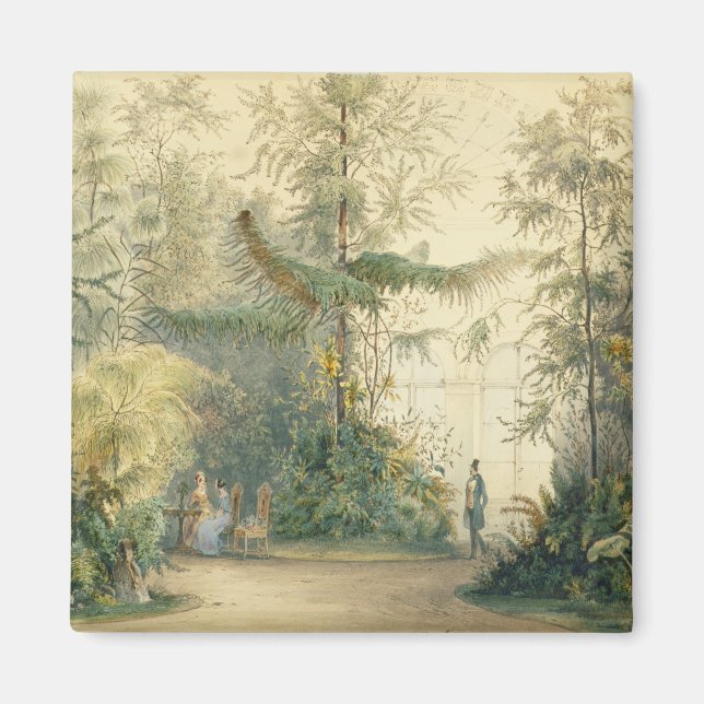 Imán El Jardín de Invierno del Palacio de Hofburg, Vien (Frente)