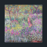 Imán El jardín del artista en Giverny por Claude Monet<br><div class="desc">El jardín del artista en Givernyby Claude Monet</div>