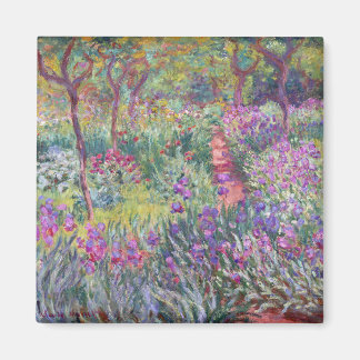 Imán El jardín del artista en Giverny por Claude Monet